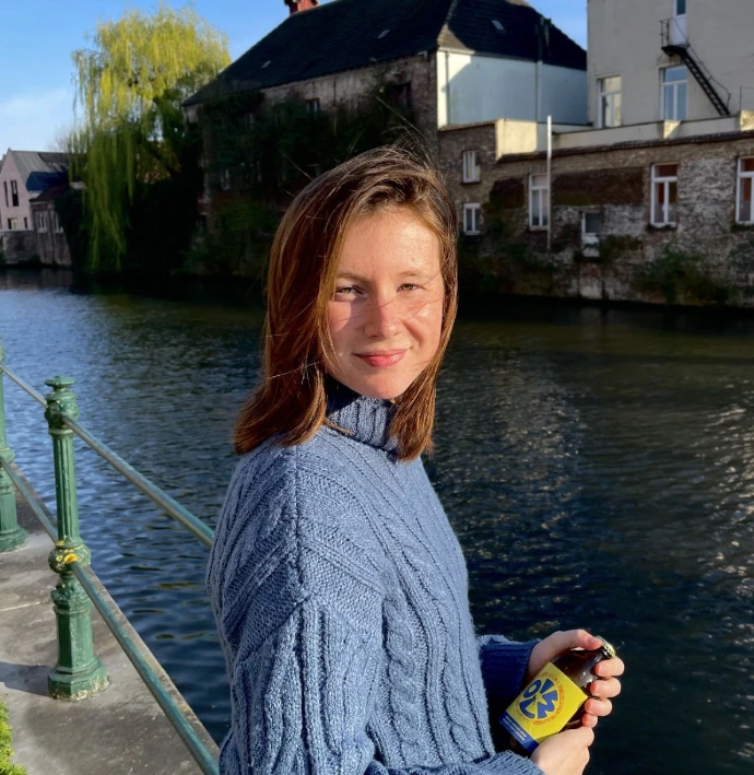 Michelle met olmi ginger beer